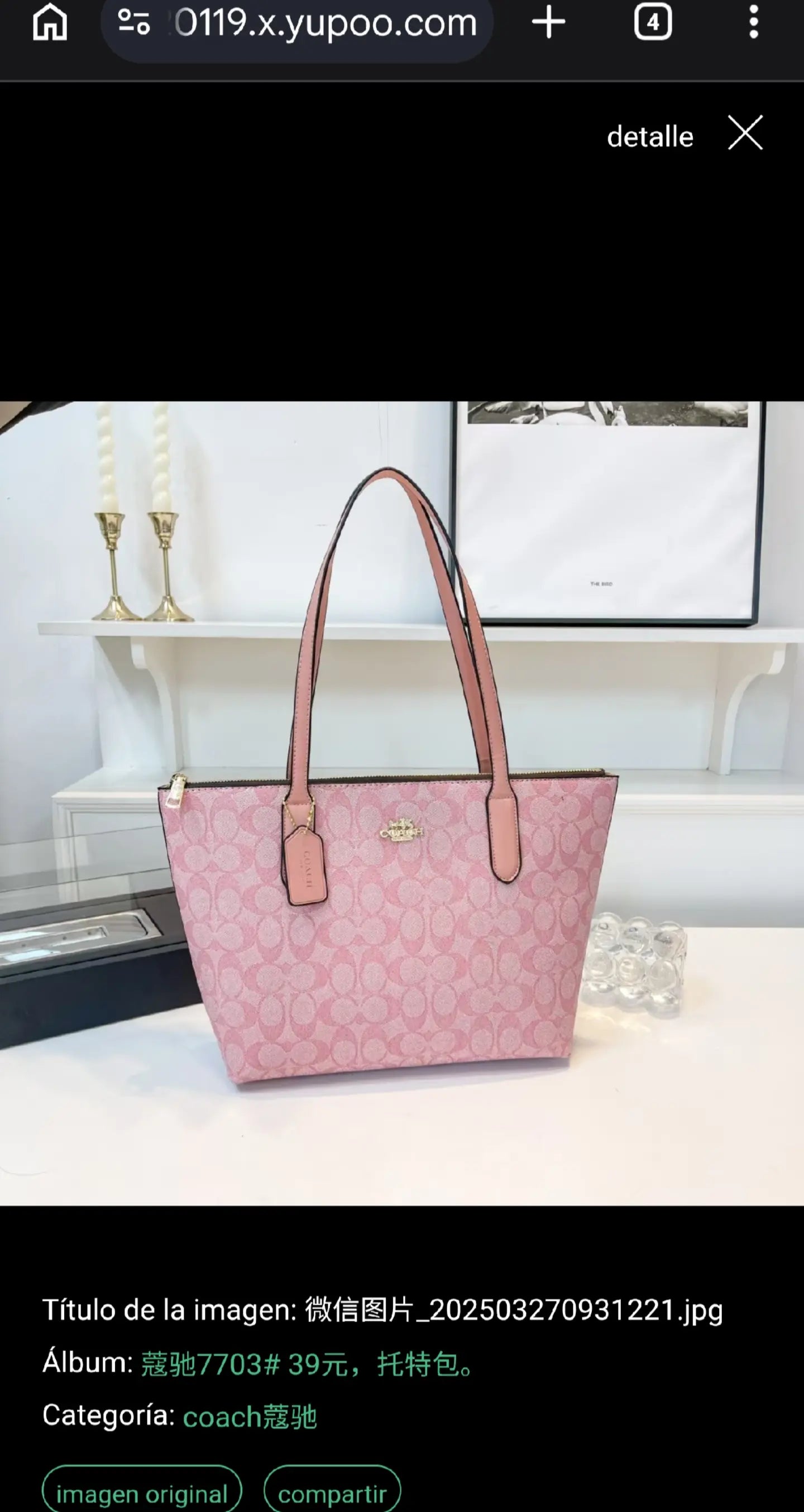 Cartera Pink